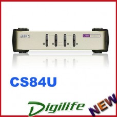Aten CS84U 4 Port PS2-USB KVM Switch, Windows/ Linux/ Mac/Sun 2048 x 1536 CS-84U