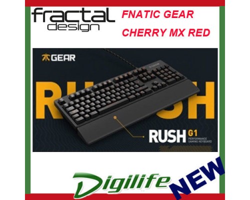Fractal Design Rush Gaming Keyboard with Red Cherry MX Switches