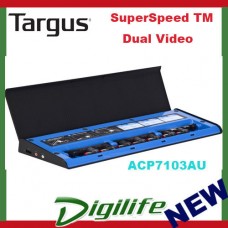 Targus USB 3.0 SuperSpeed TM Dual Video Docking Station with Power ACP7103AU