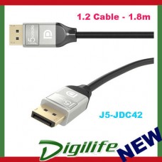 j5create 4K DisplayPort 1.2 Cable - 1.8m