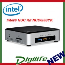 Intel NUC Kit NUC6I5SYK Mini PC Barebone Core i5-6260U M.2 HDMI WiFi USB3.0