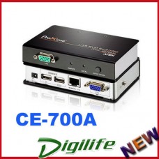 Aten USB KVM VGA Console Extender 1920x1200 150m Max Surge Protection CE-700A