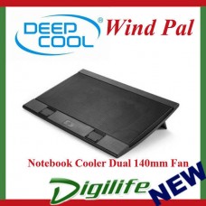 DeepCool Black Wind Pal Notebook Cooler 2 x 140mm Fan windpal