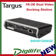 Targus DOCK120AUZ USB3.0 1K-2K Dual Video Docking Station