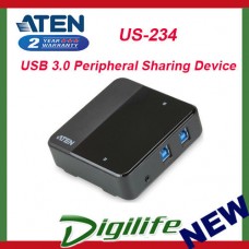 ATEN US234 2 Port USB 3.0 Peripheral Sharing Device KVM