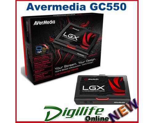 AVerMedia GC550 Live Gamer Extreme Capture 60fps HDMI Pass-thru Ultra-Low 