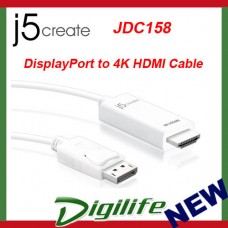 j5create DisplayPort to 4K HDMI Cable JDC158