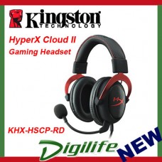 Kingston HyperX Cloud II 7.1 Channel USB Gaming Headset - Black/Red