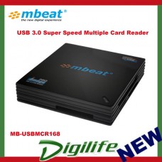 mBeat USB 3.0 Super Speed Multiple Card Reader (SD, CF, XD and MS) MB-USBMCR168
