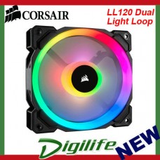 Corsair LL120 Dual Light Loop RGB LED 120mm PWM Fan CO-9050071-WW