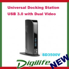 Kensington SD3500v USB 3.0 Universal Docking Station with Dual Video for Win MAC