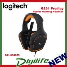Logitech G231 Prodigy Stereo Gaming Headset Over Ear Noise-cancelling 981-000629