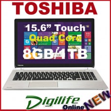 TOSHIBA S50DT 15.6" Touch Screen LED Quad Core A10 8GB 1TB BT WIFI Win8+Win10