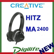 Creative Hitz MA2400 Premium Lightweight Headset Gaming Music Headsets BLACK