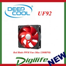 DeepCool 92mm UF92 Red Blade PWM Fan (Max 1800RPM)