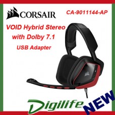 Corsair Gaming VOID Hybrid Stereo with Dolby 7.1 PC/PS4/XBO Gaming Headset - Red