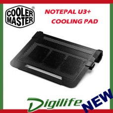 Cooler Master Notepal U3 Plus Black Laptop Cooling Pad Cooler coolermaster