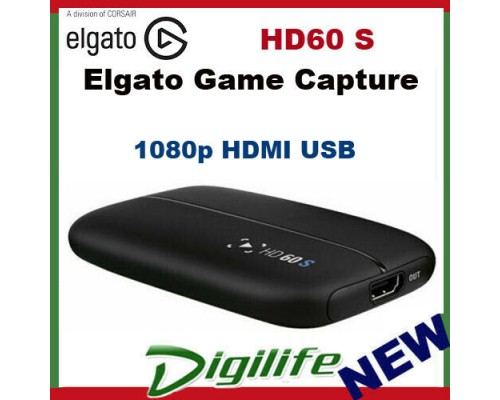 Corsair Elgato Game Capture HD60 S High Definition Gaming Recorder 1GC109901004