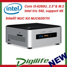 Intel NUC Kit NUC6I5SYH Mini PC Barebone Core i5-6260U 2.5" M.2 HDMI WiFi USB3.0