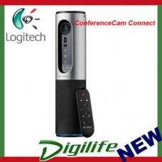 Logitech ConferenceCam Connect Bluetooth Wireless Camera with stand and Mic