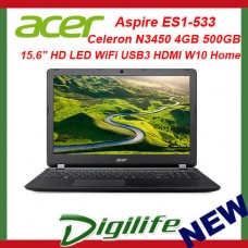Acer Aspire ES1-533-C57P N3450 4GB 500GB 15.6" WiFi USB3 HDMI Win10H Laptop