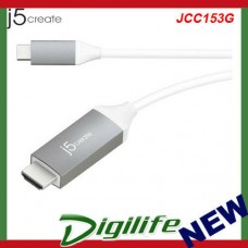 J5create JCC153G USB-C TYPE-C to 4K HDMI 1.9m Cable