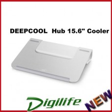 Deepcool U Hub 15.6" Notebook Cooler, Aluminium Panel USB 3.0 for MacBook