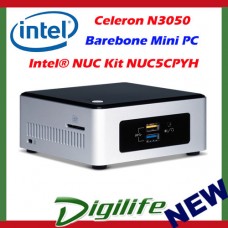 Intel NUC Barebone Kit NUC5CPYH Celeron N3050 Mini PC HDMI WIFI USB3.0 Desktop
